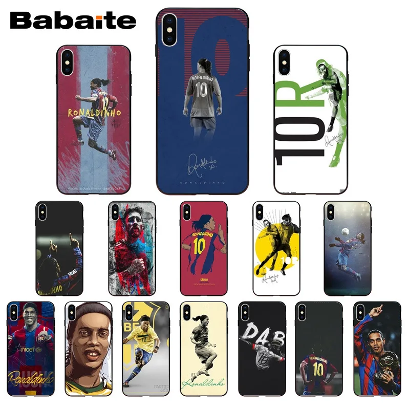 Babaite Ronaldinho ТПУ мягкий резиновый чехол для телефона чехол для iPhone XS XR XSMax 6 6S 7 7plus 8 8Plus Xs 5 5S 5c SE 11 11pro 11promax