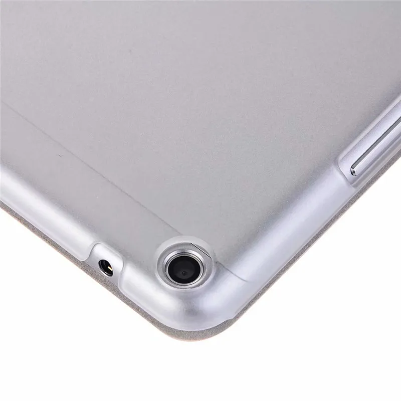 Transparent+ pu case Stand PU Leather Case for Huawei MediaPad T3 8.0 KOB-L09/KOB-W09 Honor Play Pad 2 8.0 inch Tablet Cover