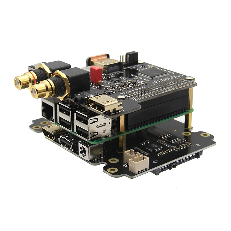 X4000 Плата расширения HIFI аудио мини ПК для Raspberry Pi 3 Model B/2B/B +