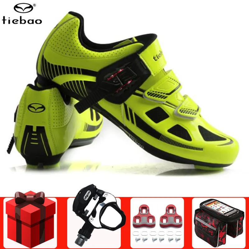 

Tiebao Cycling shoes sapatilha ciclismo 2019 men add Pedals Sets bicycle Self-locking Athletic Bike sneakers zapatos ciclismo