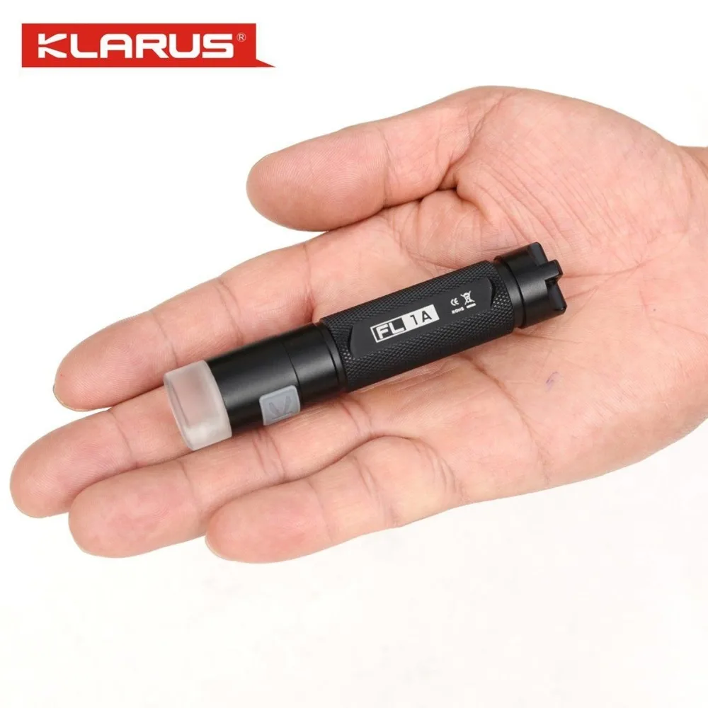 

Klarus FL1A Led Light CREE XP-G2 LED Flashlight with Red White Green UV Light 65 lumens by AA Battery torch