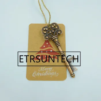 

300pcs Santa Magic Key for Christmas Kids Gifts Pendants Xmas Tree Decorations Hanging Ornaments Decoration