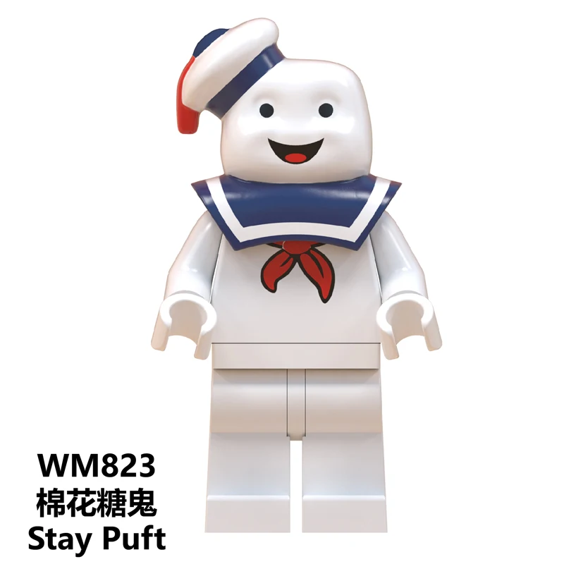 Gizmo Gremlins Stitch ET Elliot Angie Stay Puft Finn Stripe строительные блоки игрушки для детей подарок WM822