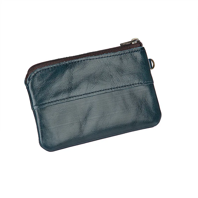XZXBBAG из натуральной яловой кожи портмоне Для мужчин Повседневное маленький кошелек на застежке мужской маленький кошелек для девочек сумка мини нулевой бумажник XB093