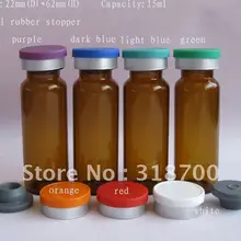 15 мл янтарные трубки стеклянный флакон с Бутилкаучуковая пробка с откидной крышкой, янтарные флаконы 2 мл, 3 мл, 5 мл, до 30 мл доступны