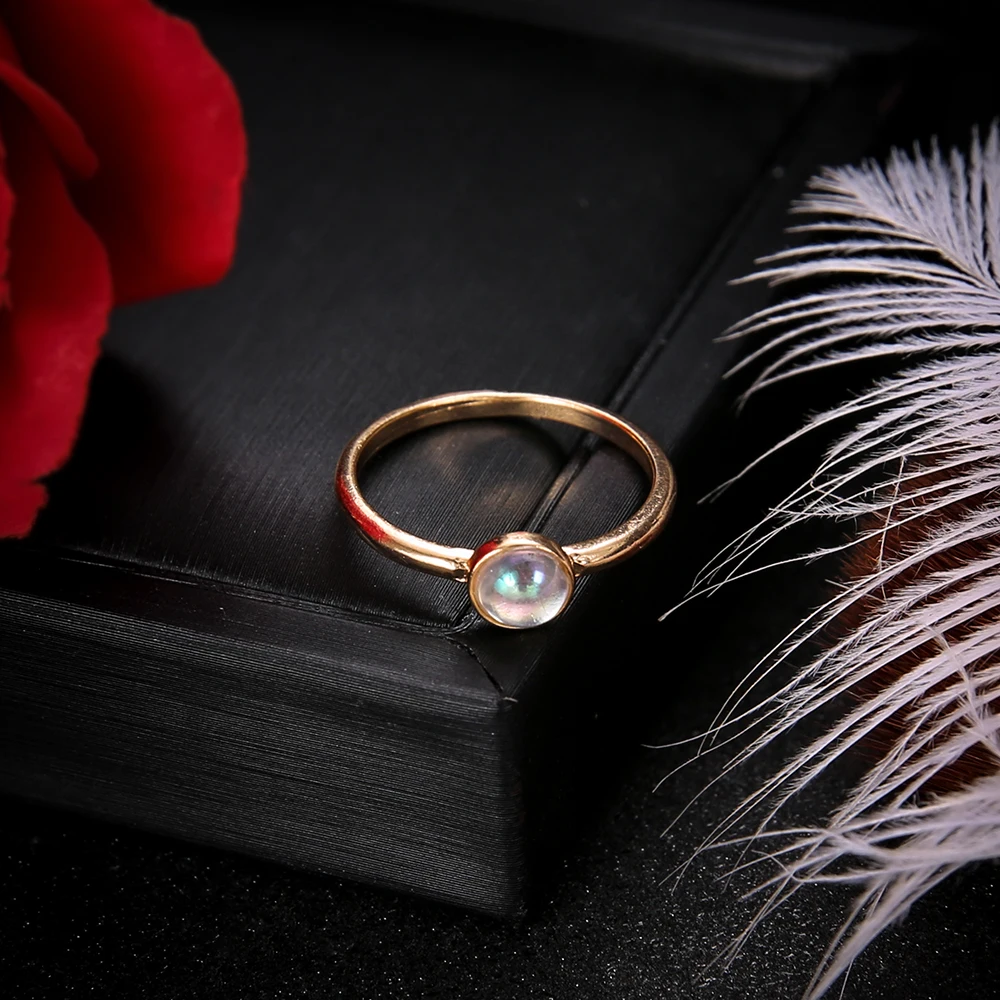 Простое жемчужное кольцо для женщин, золотые кольца на палец, классическое обручальное кольцо, подарок на день Святого Валентина, Anello donna, Прямая поставка