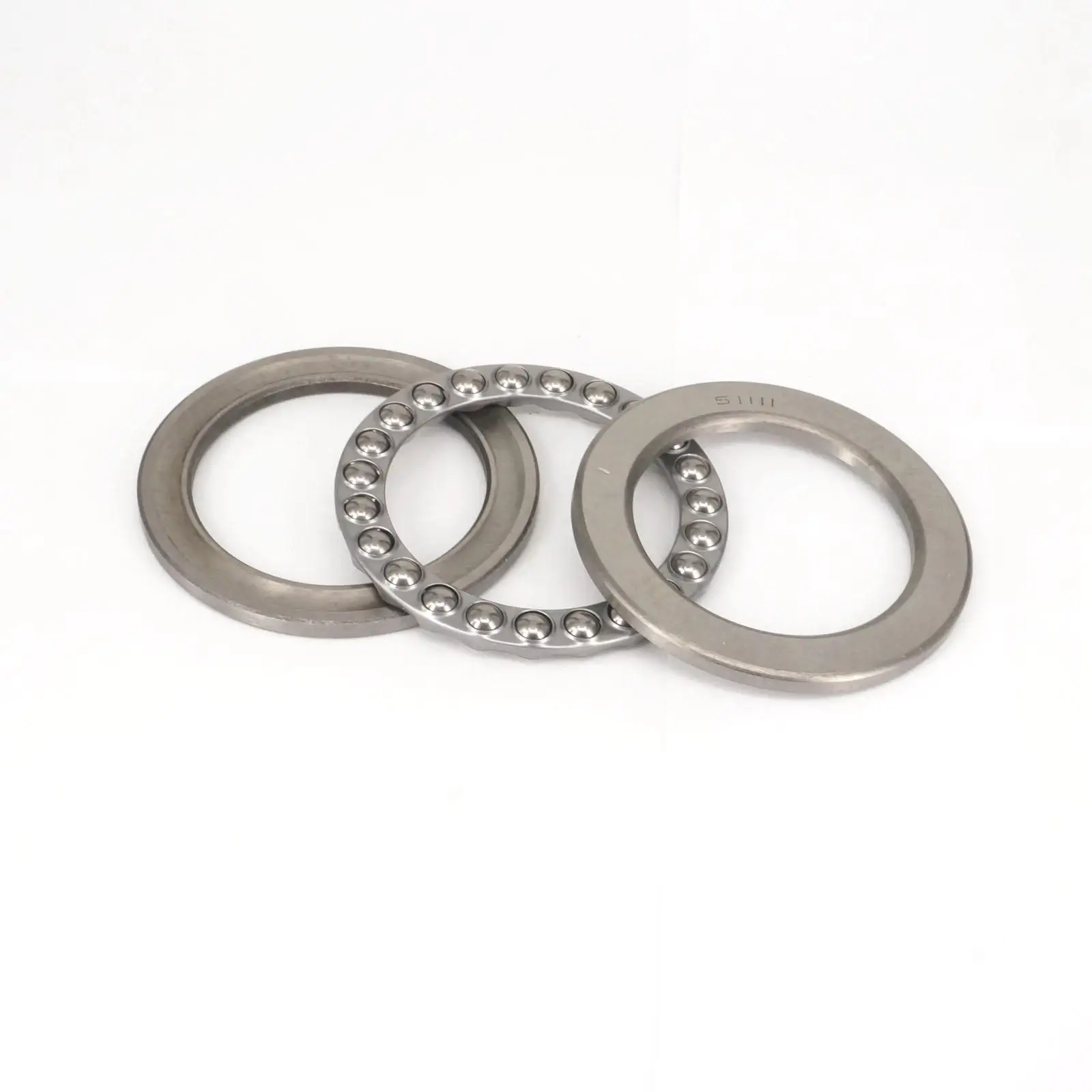 

(1)51111 55 x 78 x 16mm Axial Ball Thrust Bearing (2 Steel Races + 1 Cage)AEBC-1