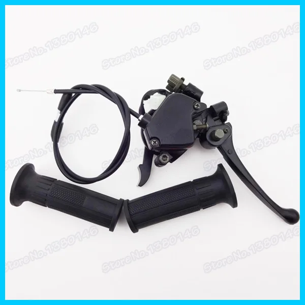 Gas Throttle Cable & Accelerator Brake Lever With Thumb Throttle &Hand
