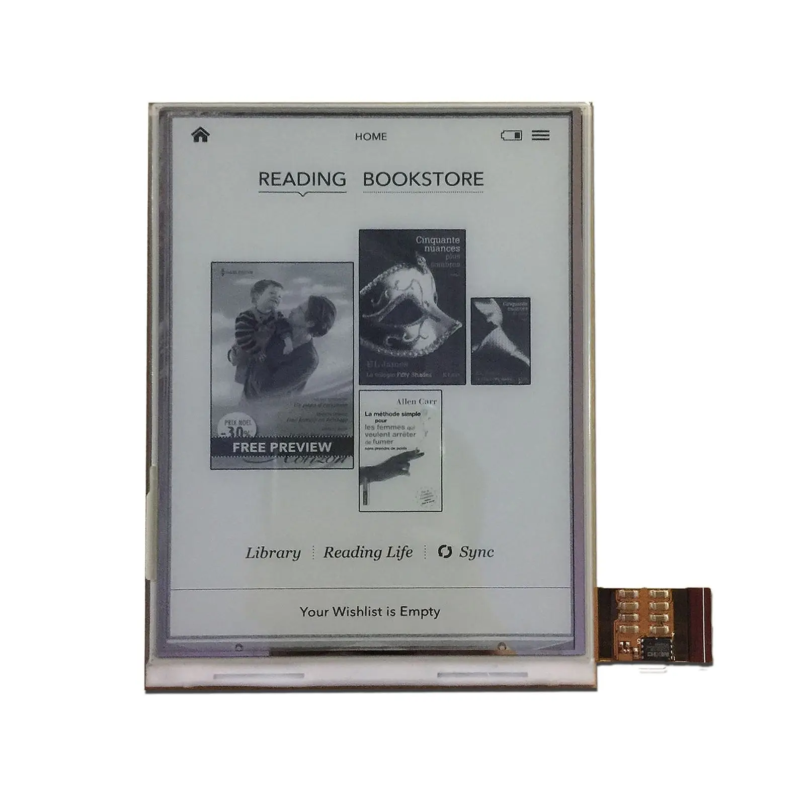 

6" ED060XD4(LF)C1 ED060XD4(LF)T1-00 ED060XD4 U2-00 Without a touch light ebook eink lcd display