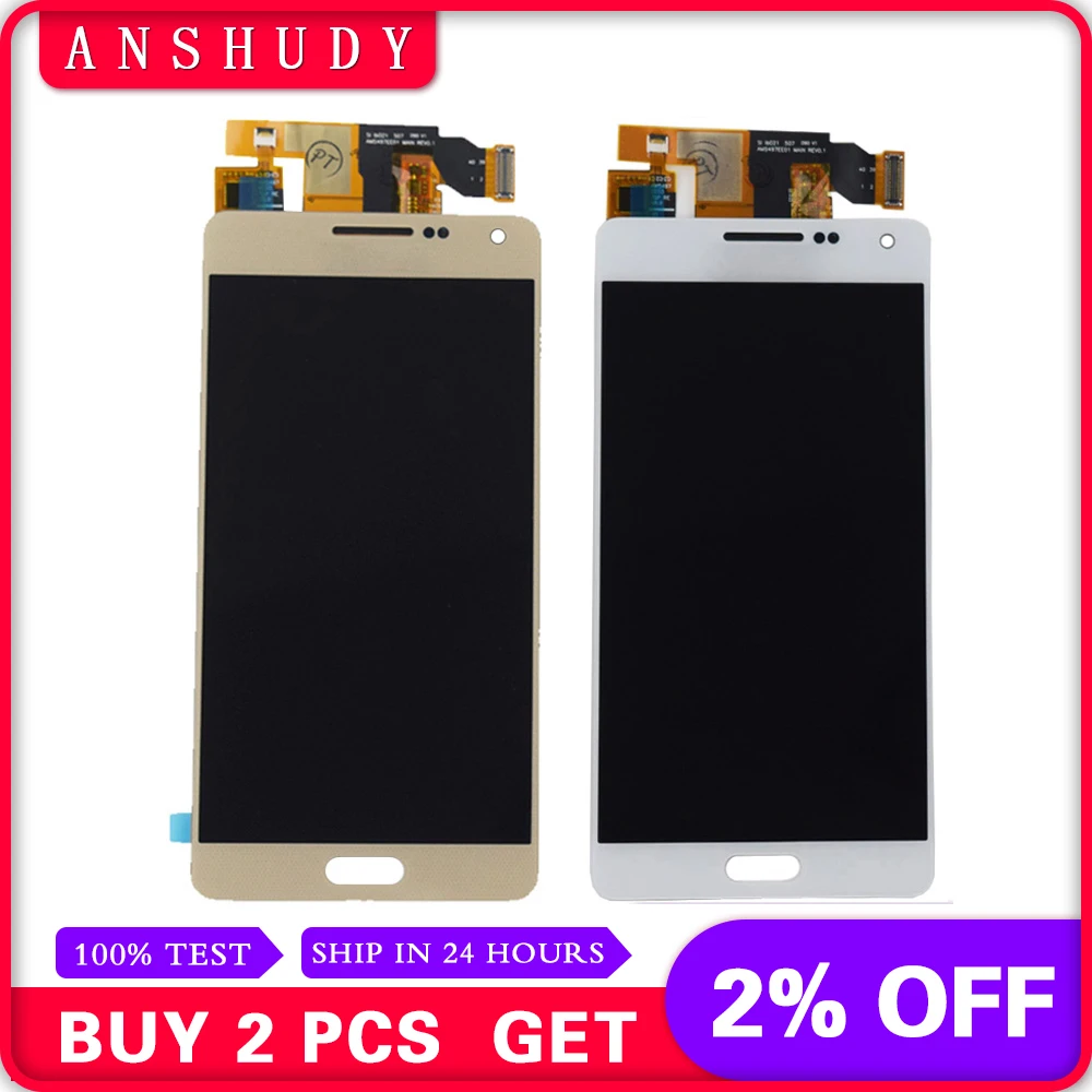 

Adjusted For Samsung Galaxy A5 2015 A500 LCD Display + Touch Screen Sensor Assembly For A500F A500FU A500M A500Y A500FQ LCD