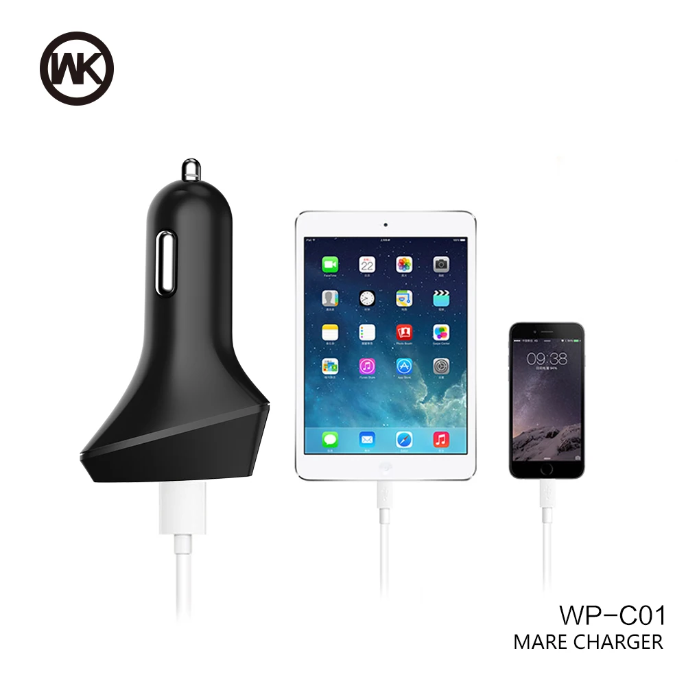 WK سيارة USB شاحن سريع تهمة 2.0 الهاتف المحمول شاحن 3 ميناء USB سريع سيارة شاحن الهاتف اللوحي العالمي سيارة شاحن WK سيارة USB شاحن سريع تهمة 2.0 الهاتف المحمول شاحن 3 ميناء USB سريع سيارة شاحن الهاتف اللوحي العالمي سيارة شاحن