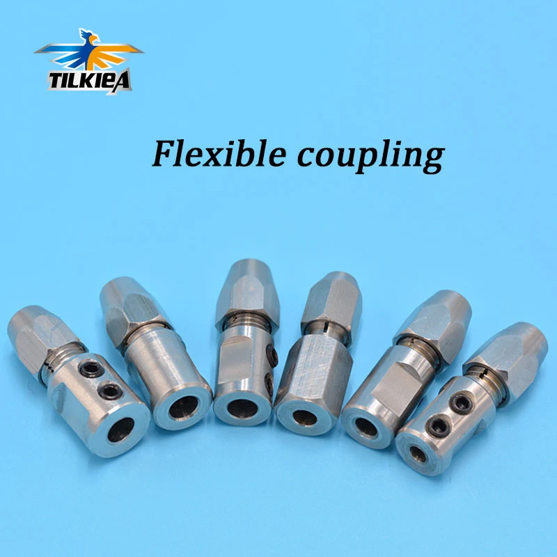 RC Boat Flexible coupling CNC Stainless Steel 5*4.76mm/5*4mm/5*3.18(1/8