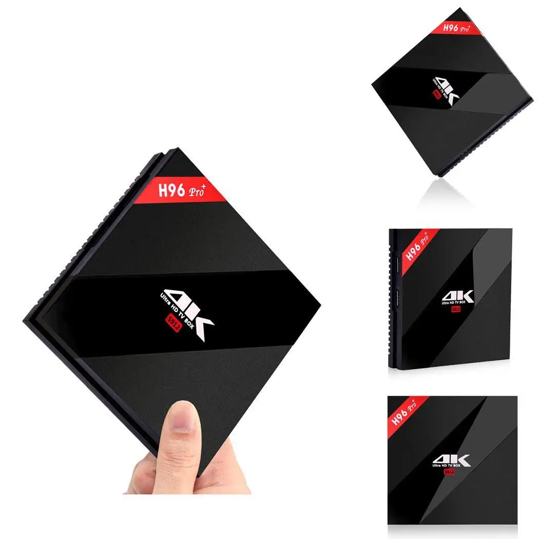 H96 pro+ 4K Smart TV Player 4G 7.1 3G/32G Dual HDMI WIFI Android 4K BT4.1 TV Home Box 32GB eMMC Media Player
