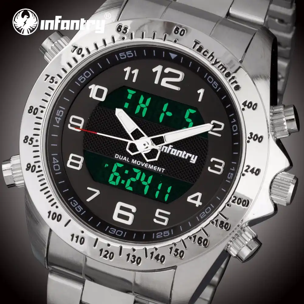 men's analog digital watch