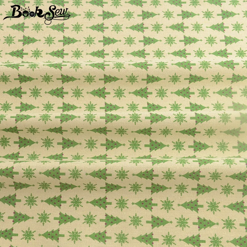 Booksew Telas Por Metro Algodon Ankara хлопковый льняной Рождественский стеганый тканевый