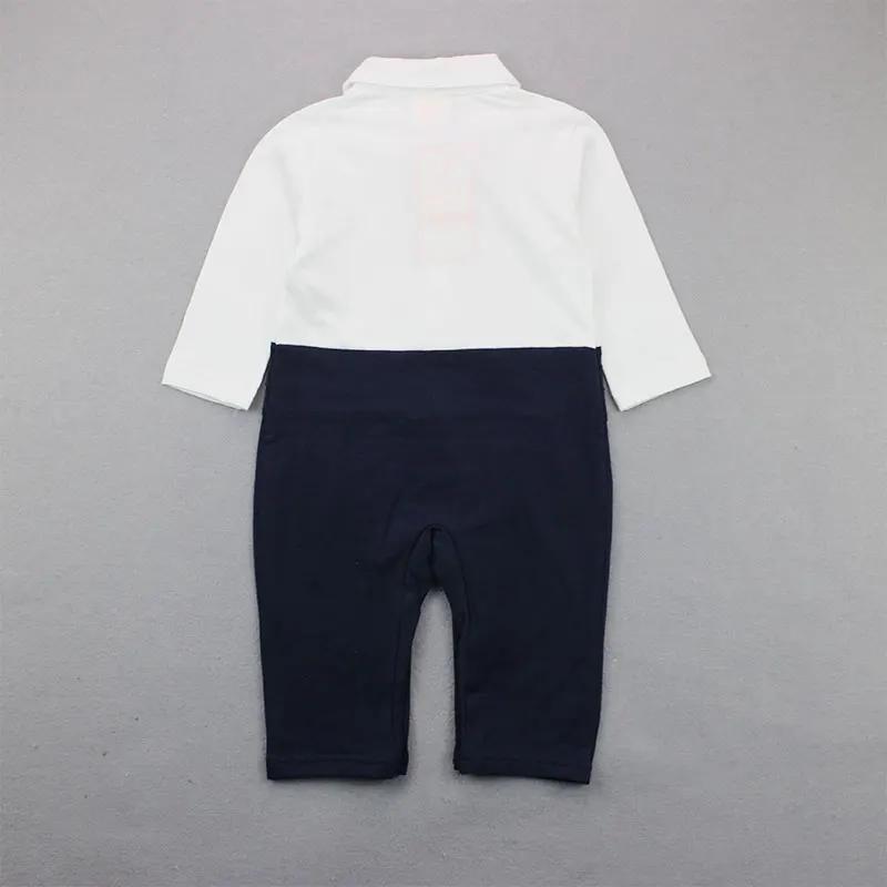 Весна-осень комплект одежды для новорожденных Для комбинезон для детей Детская одежда Одежда для мальчиков джентльмен детский комбинезон