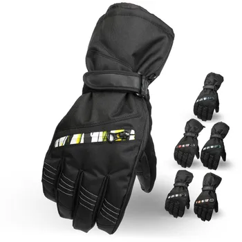

Winter Men's Plus Size Warm Windproof Ski Gloves Outdoor Wear Resistant Waterproof Riding Gloves For Male