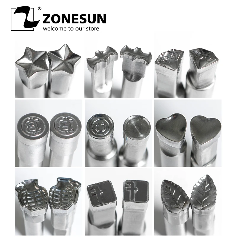 

ZONESUN Custom Tablet Press 3D Punch Mold Candy Milk Punching Die Custom Logo For punch die TDP 0/1.5 /5 Machine Free Shipping