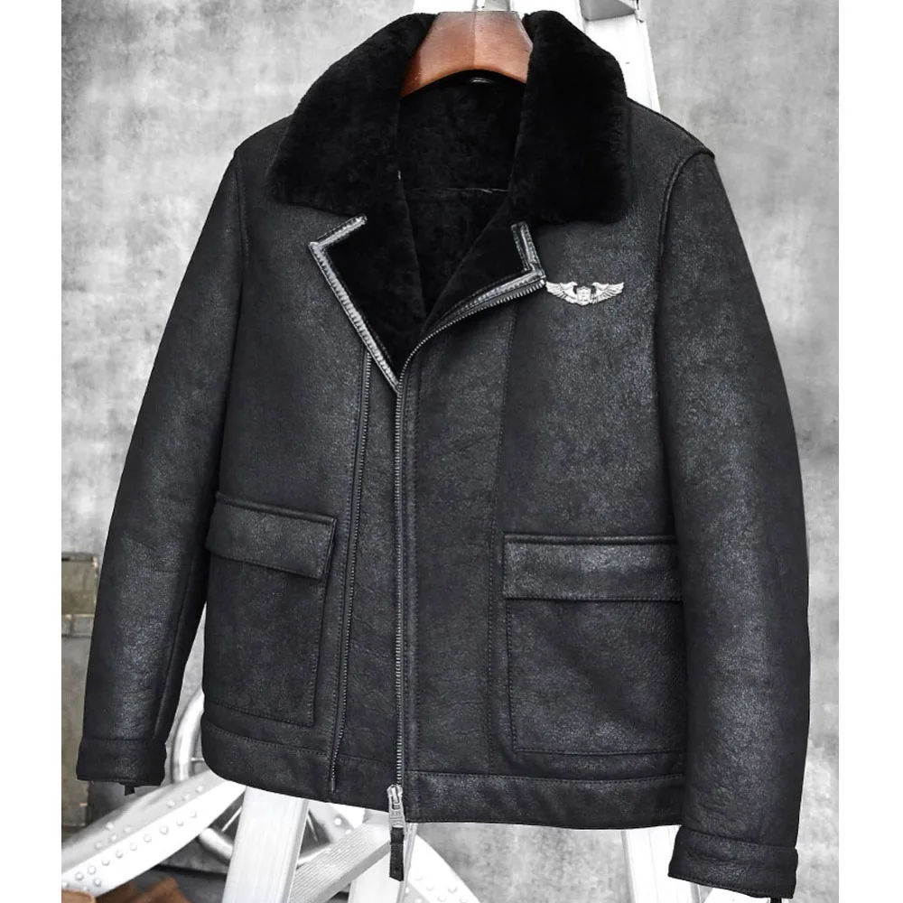 Aliexpress.com : Buy Sheepskin Bomber Jacket Shearling