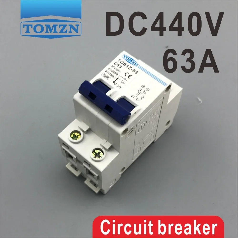 2P 63A DC 440V автоматический выключатель MCB C Кривая | Обустройство дома
