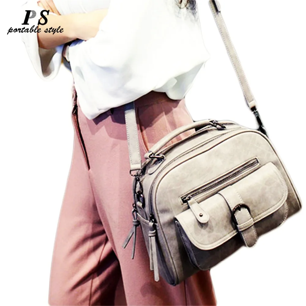 Fashion PU Leather Shoulder Bag Classic Soft Women Messenger Bag Famous Designer Women Handbag Travel Female Crossbody Bags 2018 Fashion PU Leather Shoulder Bag Classic Soft Women Messenger Bag Famous Designer Women Handbag Travel Female Crossbody Bags 2018