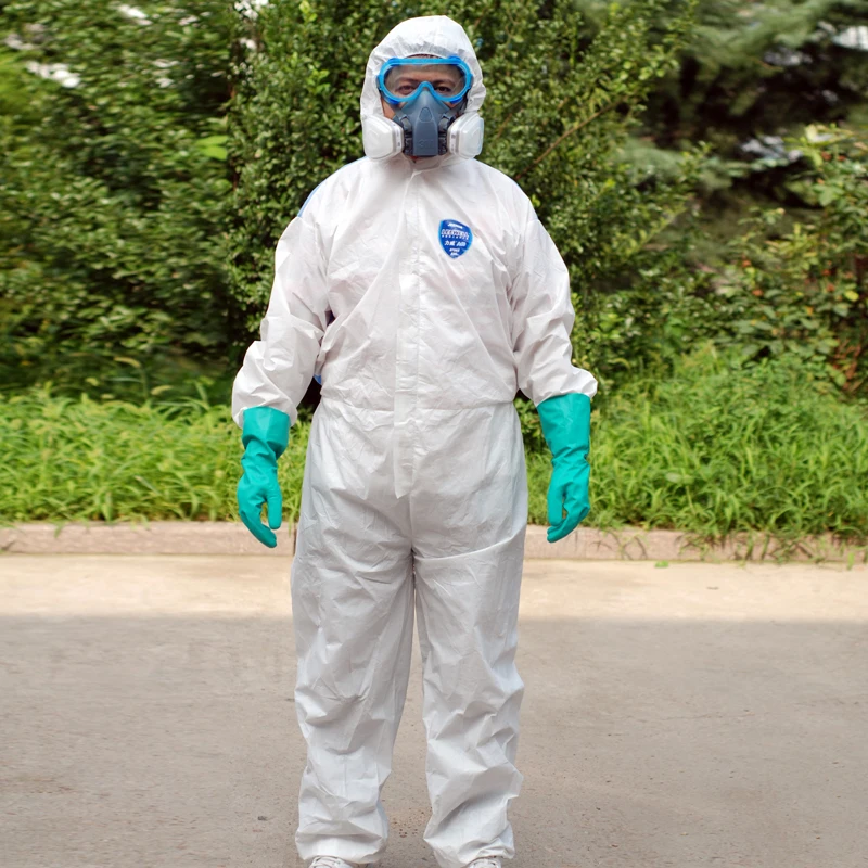 ביגוד בטיחות 1422A Dupont Tyvek Protective Clothing Coverall