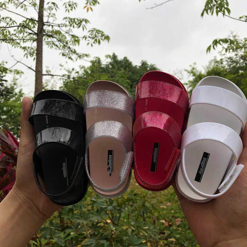 Сандалии для девочек Melissa 4 вида цветов пляжные сандалии из ПВХ лето 2019|Сандалии| |
