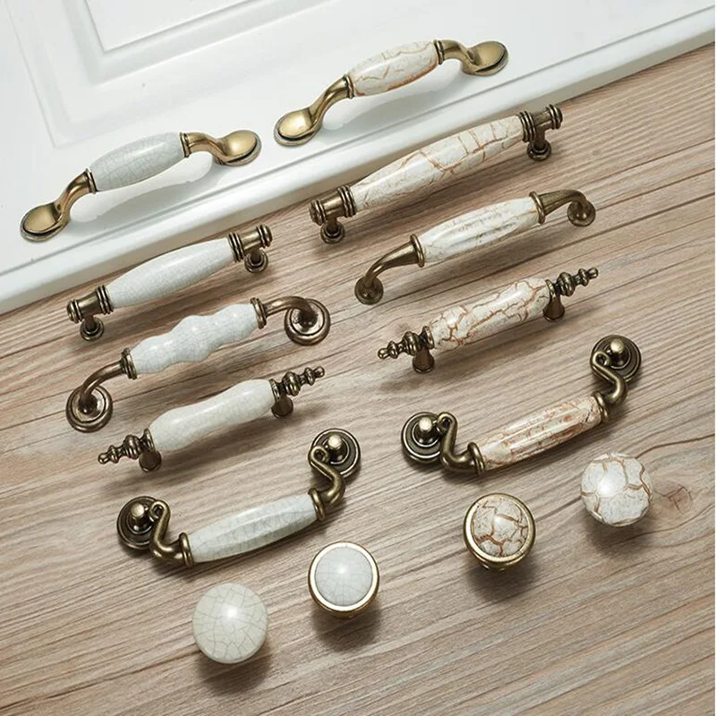 Crystal Glass Ball Cabinet door Handles Wardrobe Pulls Closet Furniture Hardware home decor 30mm