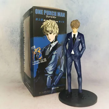 

One Punch Man Genos Action Figure 1/8 scale painted figure Suit Ver. Genos PVC figure Toy Anime 23CM