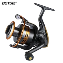 Goture Metal Spool Spinning Fishing Reel 6BB Superior Wheel for Freshwater Saltwater Fishing 500 1000 2000 3000 4000 6000 Series
