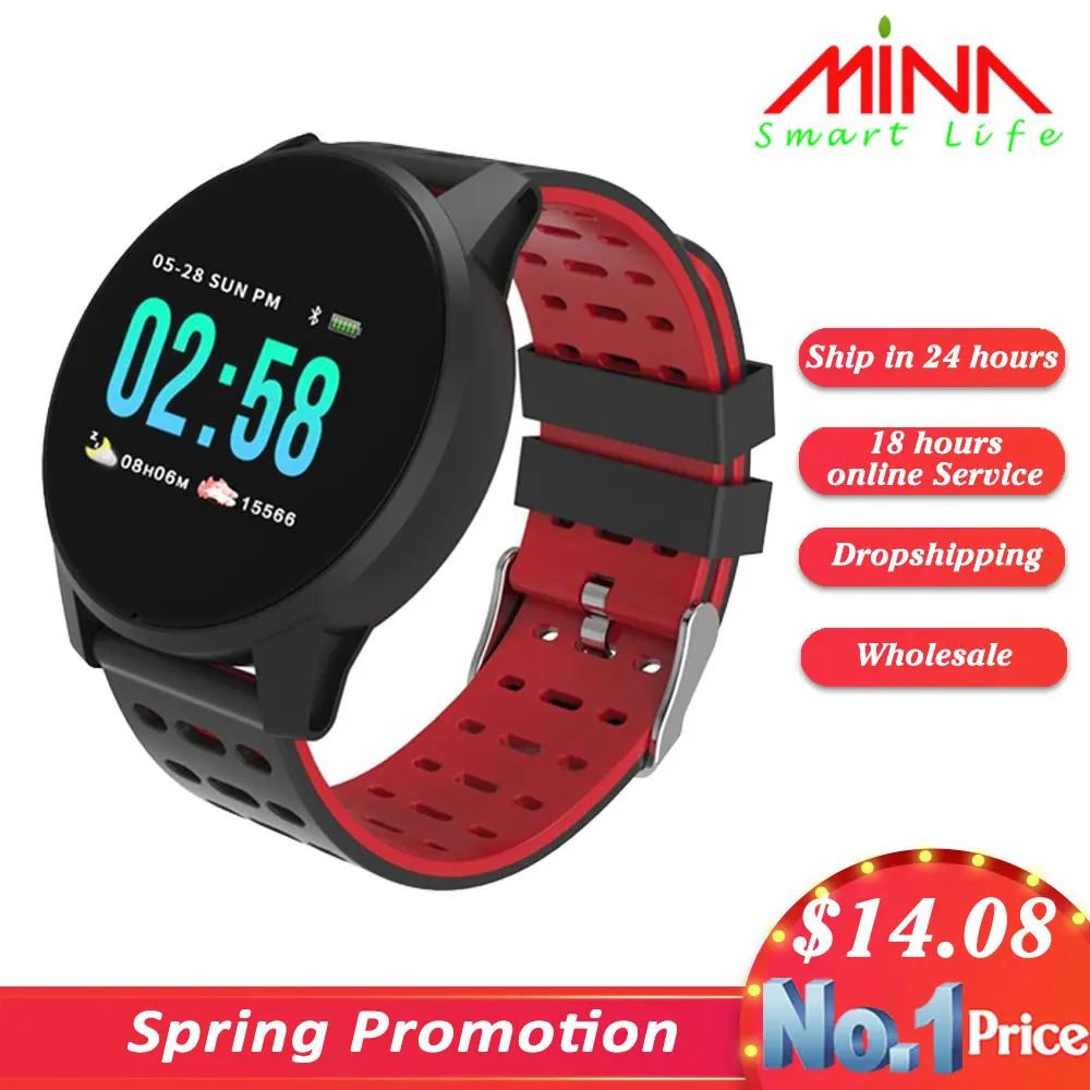 

Original KY108 1.3 inch HR Smartwatch Blood Oxygen Pressure Sleep Monitor IP67 Long Stangby Multi-sport Smart Watch Men Women