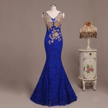 Elegant Beads Lace font b Mermaid b font Long font b Evening b font font b