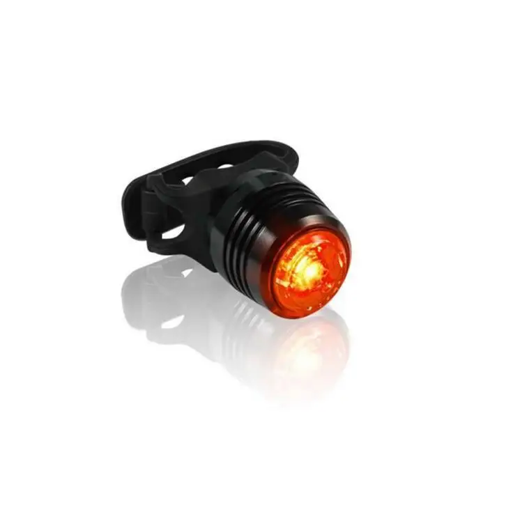USB Перезаряжаемые 3-Mode велосипед задний фонарь велосипед задний Предупреждение красный светильник Алюминий сплав+ силикон