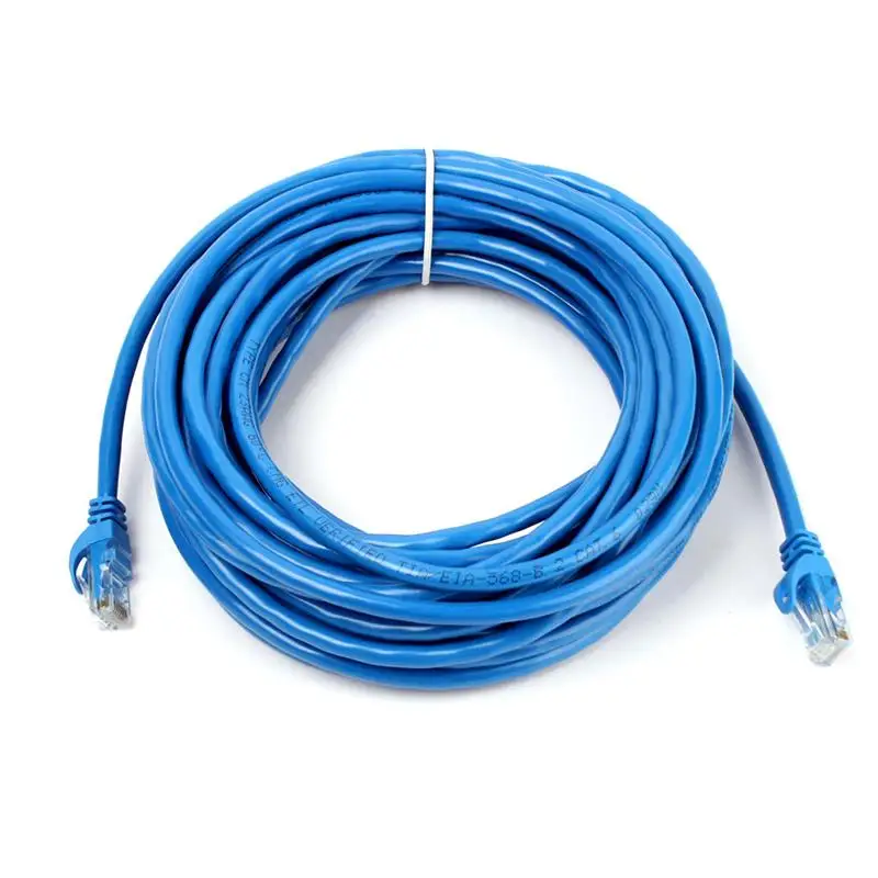 New CAT6 CAT 6 Round UTP Network 15FT 5M Cable RJ45 Patch LAN