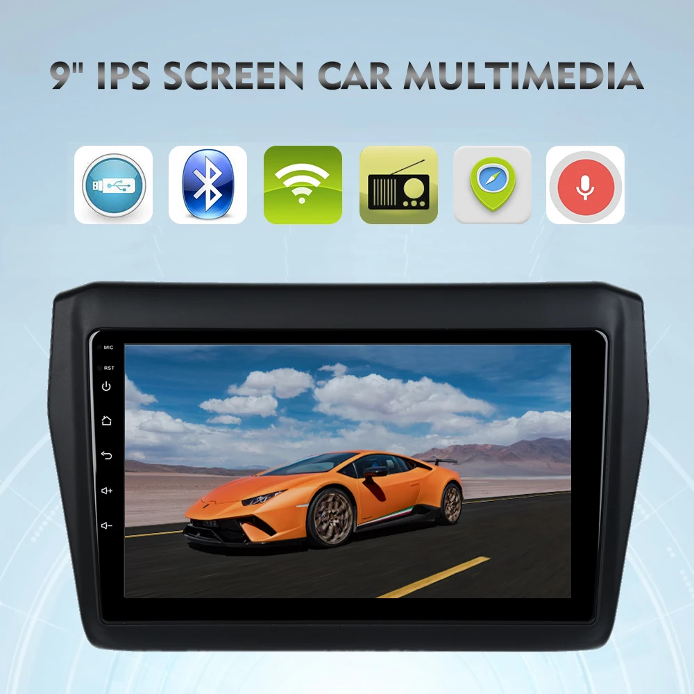 Автомобильный мультимедиа для Suzuki Swift Авторадио 2 din android 9,0 головное устройство с wifi gps DAB USB BT Радио стерео 4G+ 32G
