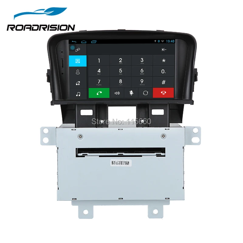 RoadRision 600*6 0 Android 1024 автомобильный dvd плеер gps для Chevrolet Cruze 2014 2008 Радио Стерео