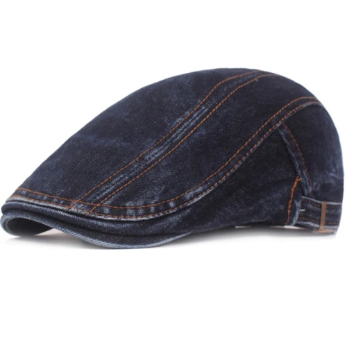 Dark Blue HT2279 береты Для мужчин Для женщин сезон: весна–лето без каблука Кепки Винтаж Ivy кепка газетчика классический художник Берет Шляпа художника мужской джинсовый берет Кепки Для мужчин - Цвет: Dark Blue