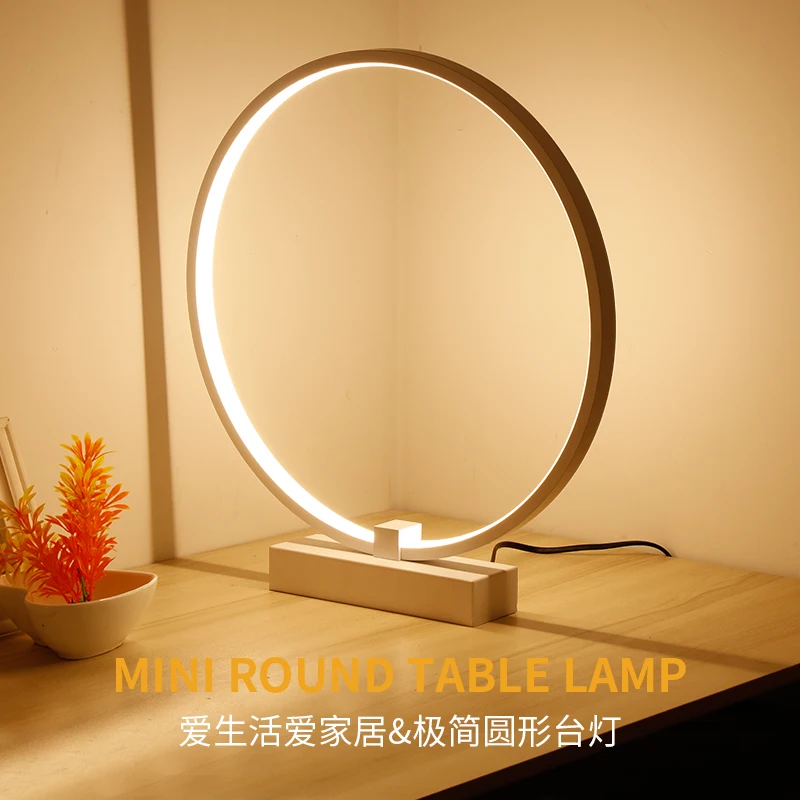

LED Makeup Mirror Lamp Table Stand LED Cosmetic Mirror Night Light White shape Dia25cm Body color is white ,not pink