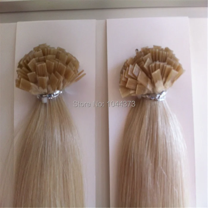 

Brazilian Virgin Hair 1g/strand Flat Tip Hair Extension Queen Hair Products