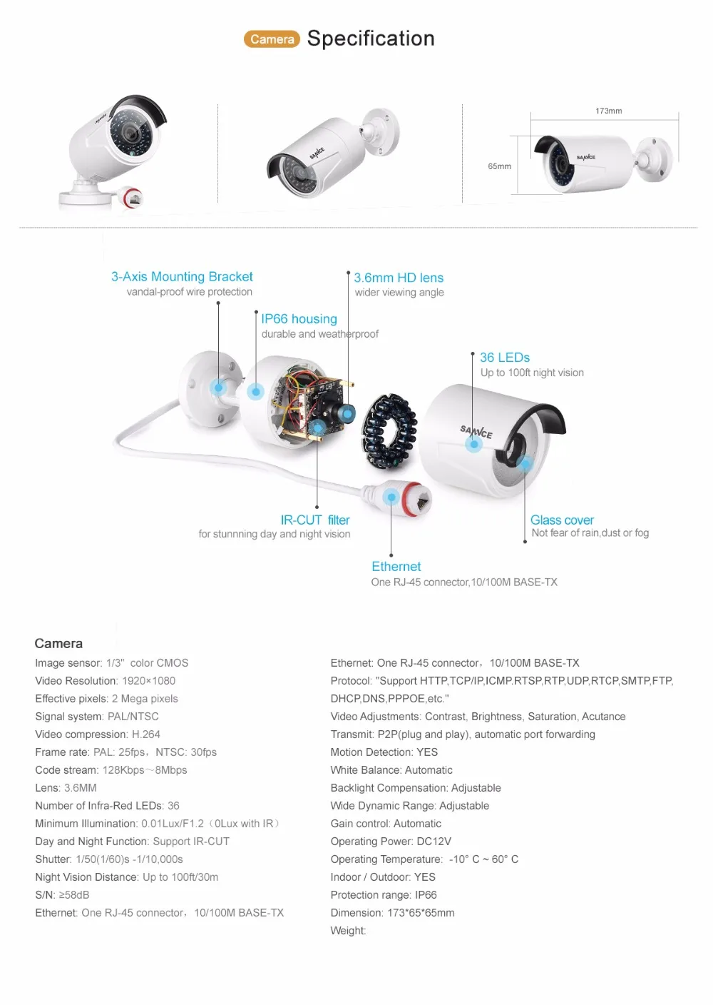 SANNCE 8CH POE 5MP NVR комплект CCTV система безопасности 2MP ИК наружная Водонепроницаемая ip-камера с микрофоном аудио запись комплект видеонаблюдения