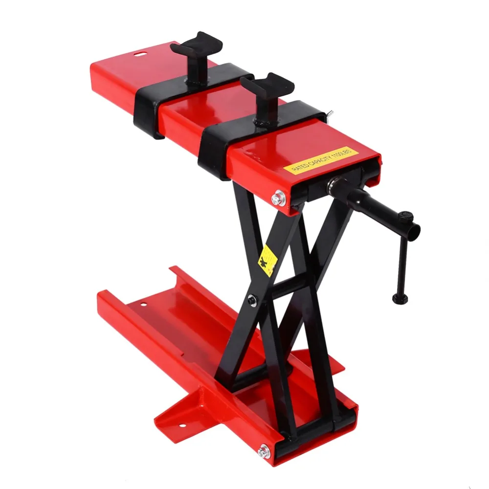 500KG Loading Lift Hoist Workshop Bench fot Motorcycle Motorbike Bike Stand Center Scissor 9.5cm – 50cm / 3.74″ – 19.69″ Adjust
