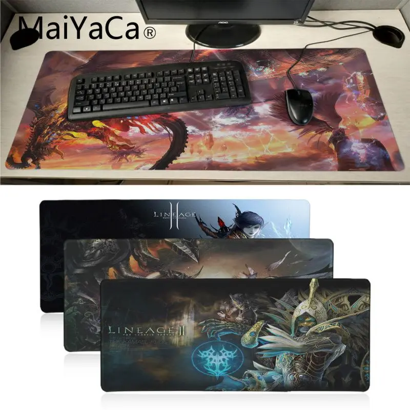 Игровой коврик для мыши MaiYaCa lineage 2 игровой с аниме и мультипликационным принтом