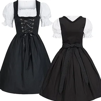 

Lolita Cosplay Anime Charater Costume Bowknot Palace Black Dress Costume Cosplay Fans Collection New Fashion Costume Drop Ship