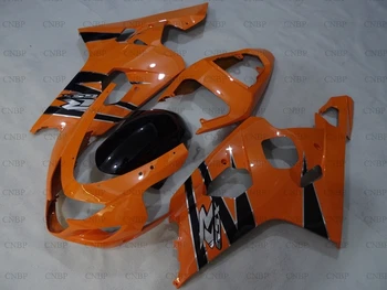 

GSX-R750 2004 - 2005 K4 Plastic Fairings for Suzuki GSXR600 04 Plastic Fairings GSX R 600 2004 Orange Black Abs Fairing