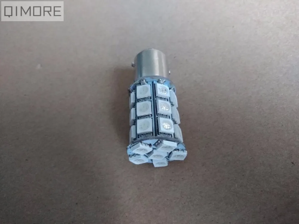 1 шт. 12 В 1157 S25 BA15D 27 SMD светодиодный ная лампа для скутера мотоцикла автомобиля стоп