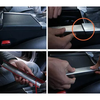 

Stainless Steel Trim controls the armrest storage box dedicated to refit the For Volvo S60L XC60 S60 V60