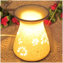 Электрический воск тает подогреватель духов лампа подогреватель эфирных масел ароматизатор лампа масляная горелка Арома лампа восковая свеча горелка Ароматерапия