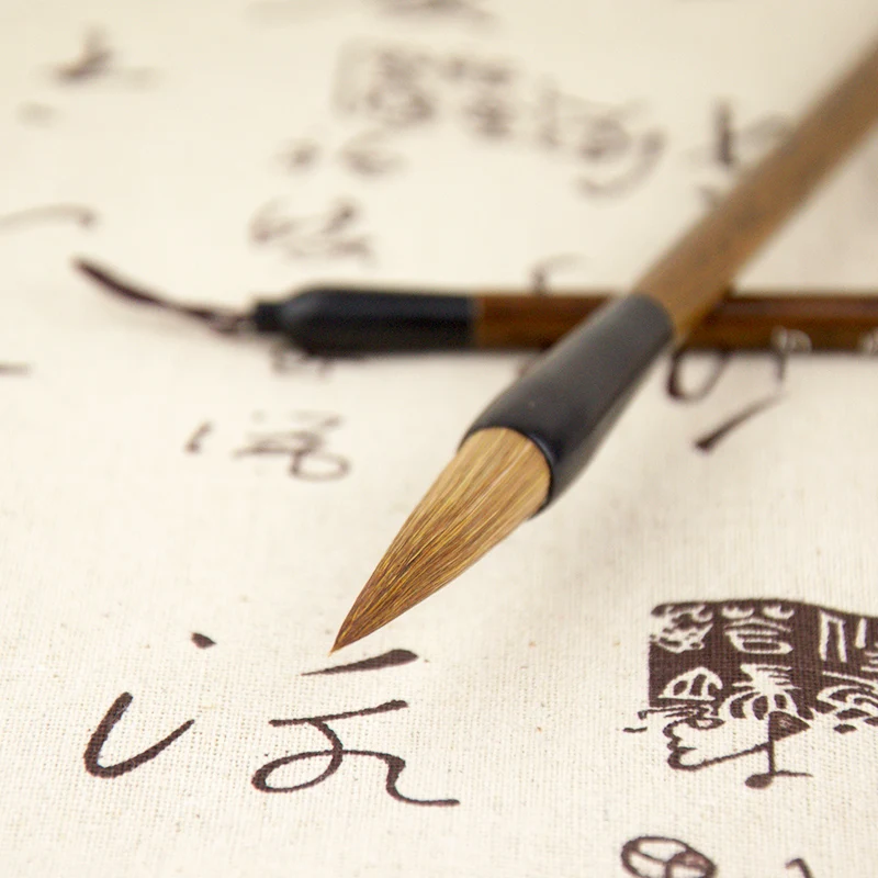 Китайская традиционная ручка-кисть для каллиграфии набор большая небольшая обычная для письма кисточки для письма шерсть ласки китайская