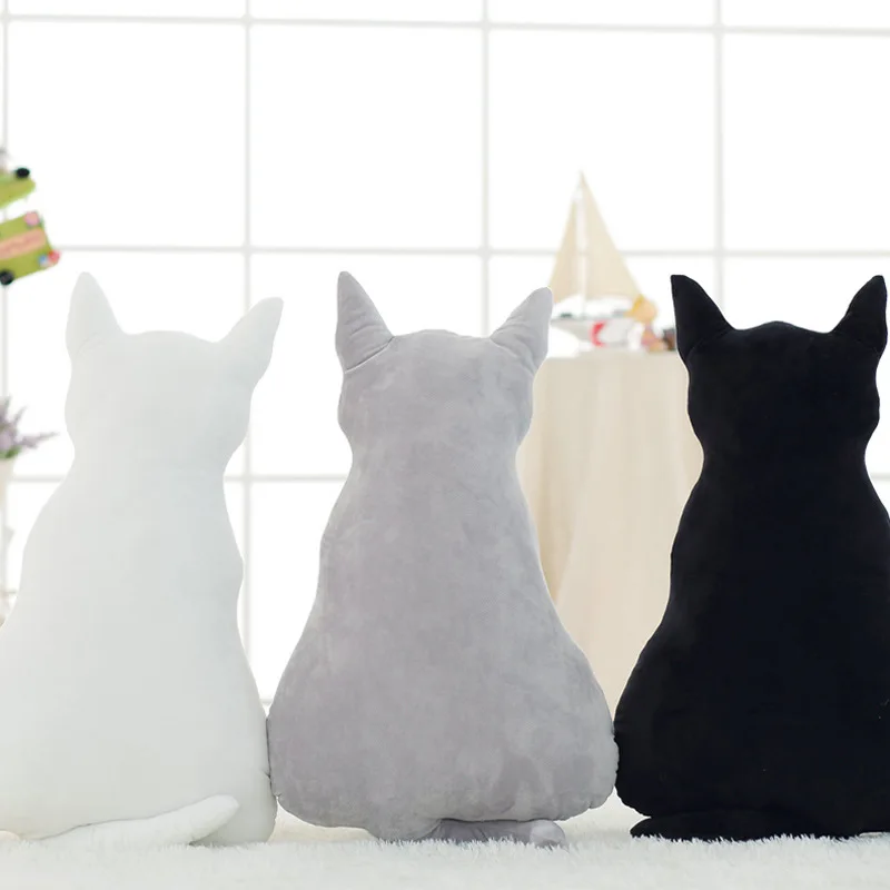 Кошка плюшевые подушки для дивана подушка задняя тень стул кота Подушка Детские