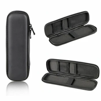 

1Pcs New Black Pen Case Portable EVA Hard Shell Pen Holder Case Pouch Earphone Makeup Storage Bag Office Stationery